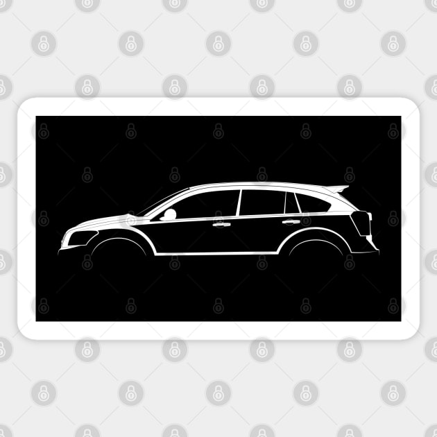 Dodge Caliber SRT4 Silhouette Sticker by Car-Silhouettes